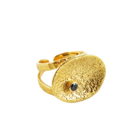 Melinda Maria Jewelry - Melinda Maria Gold Semi-Precious Stone Pod Ring